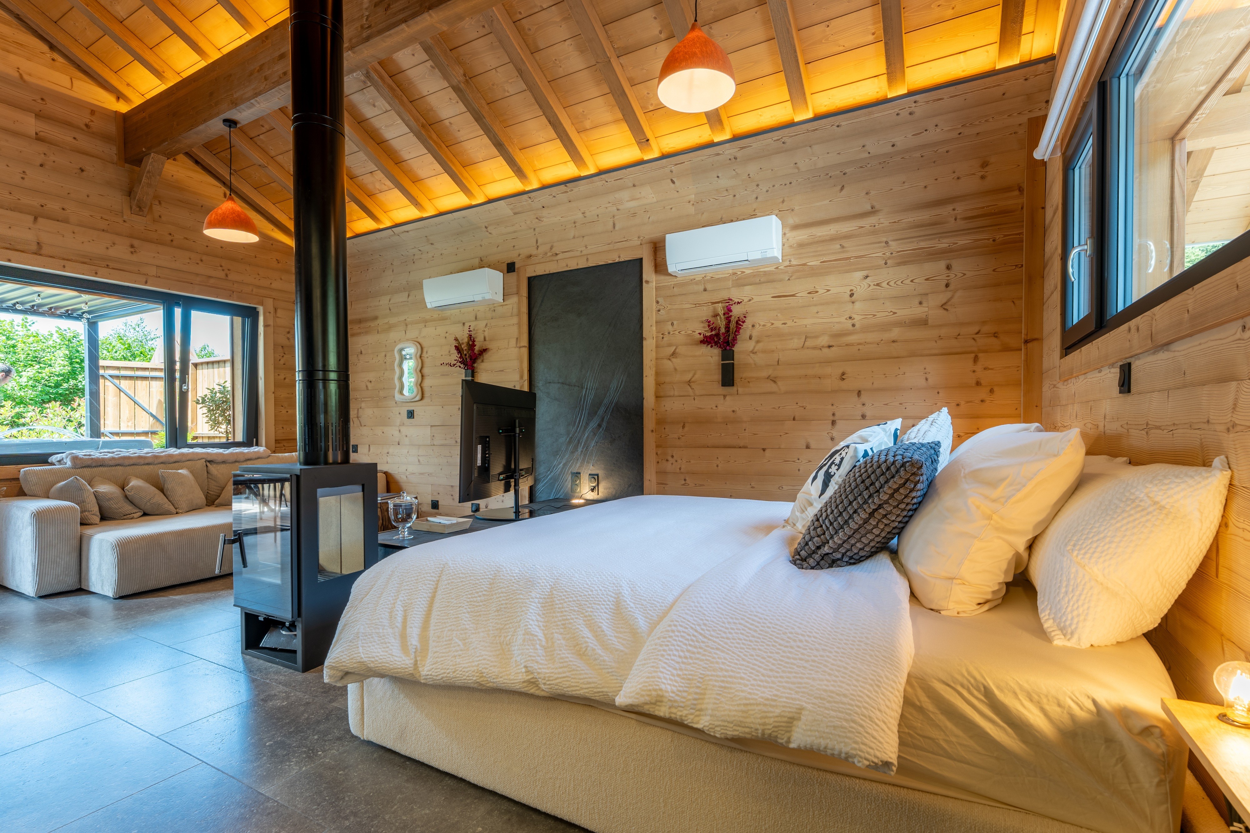 Living room - Rock And Wood, Epic Chalets