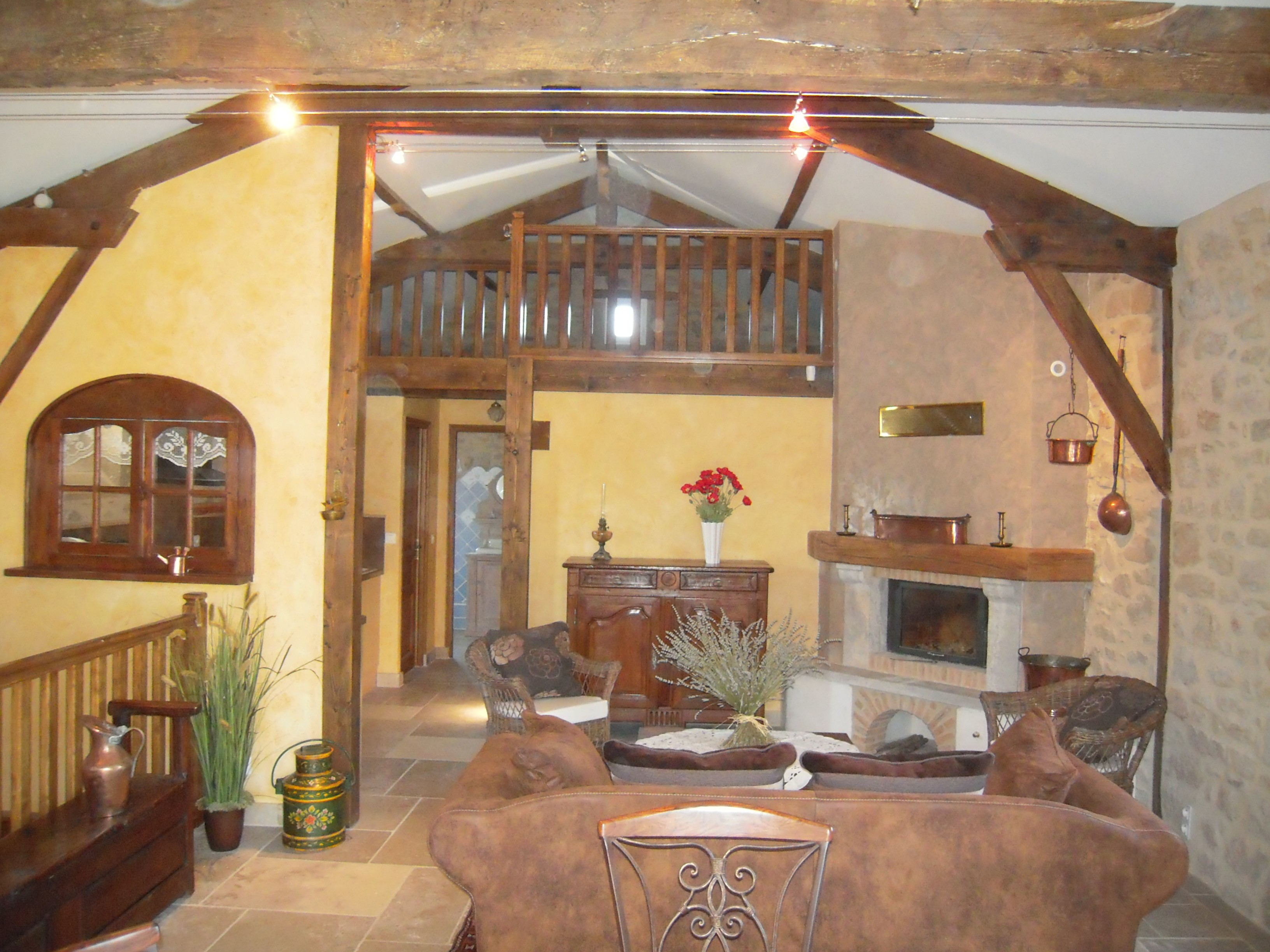 The living room, dining room