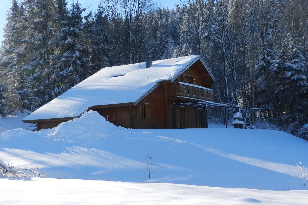 Paysage d'hiver - Chalet Poème