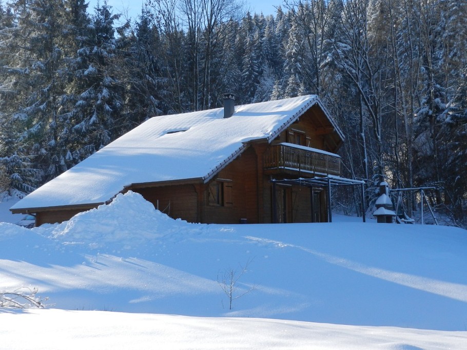 Paysage d'hiver - Chalet Poème