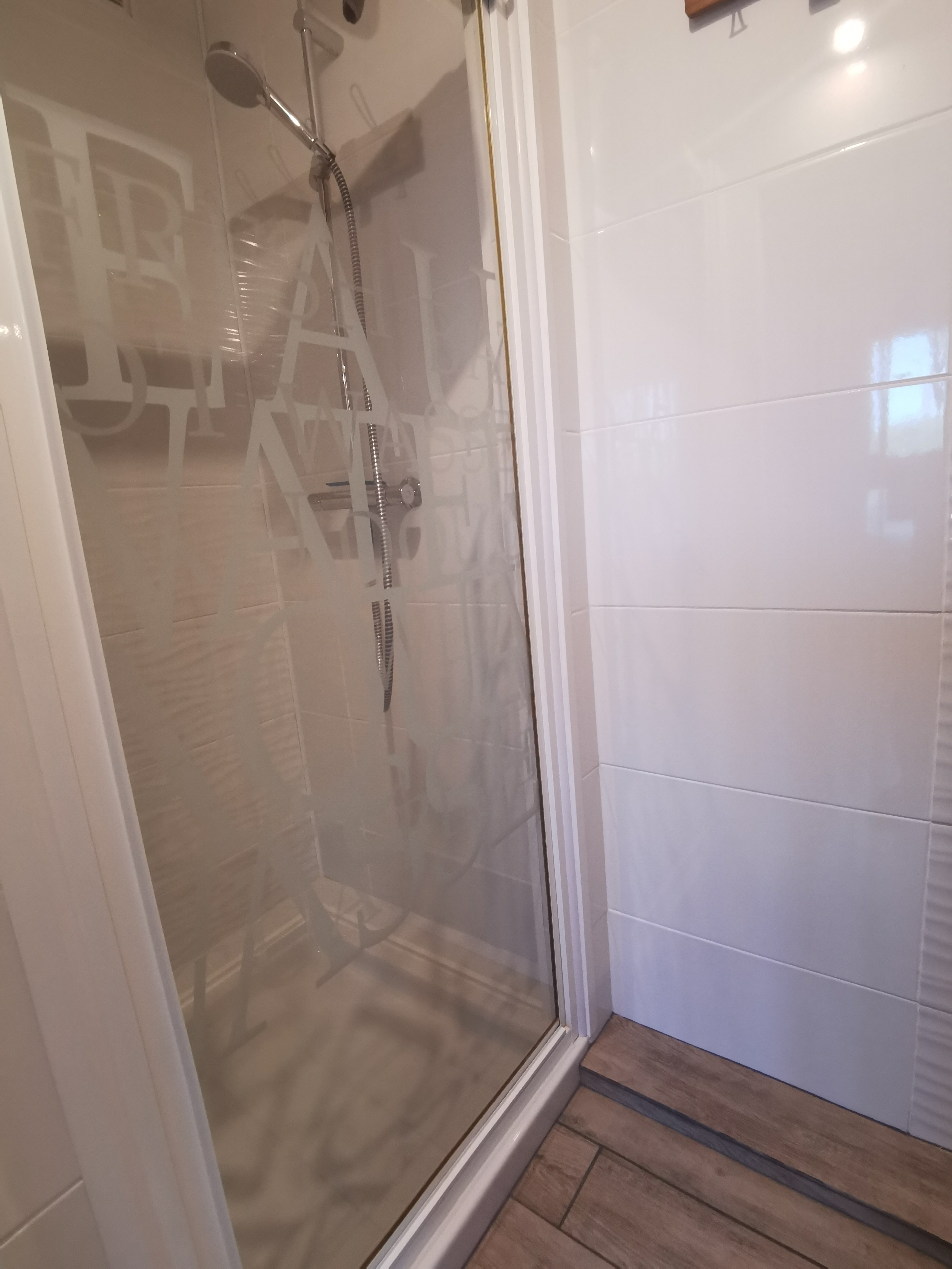 Shower in the ground-floor bedroom