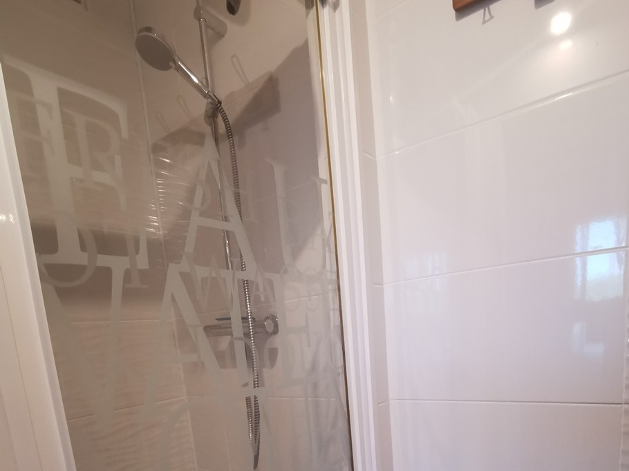 Shower in the ground-floor bedroom