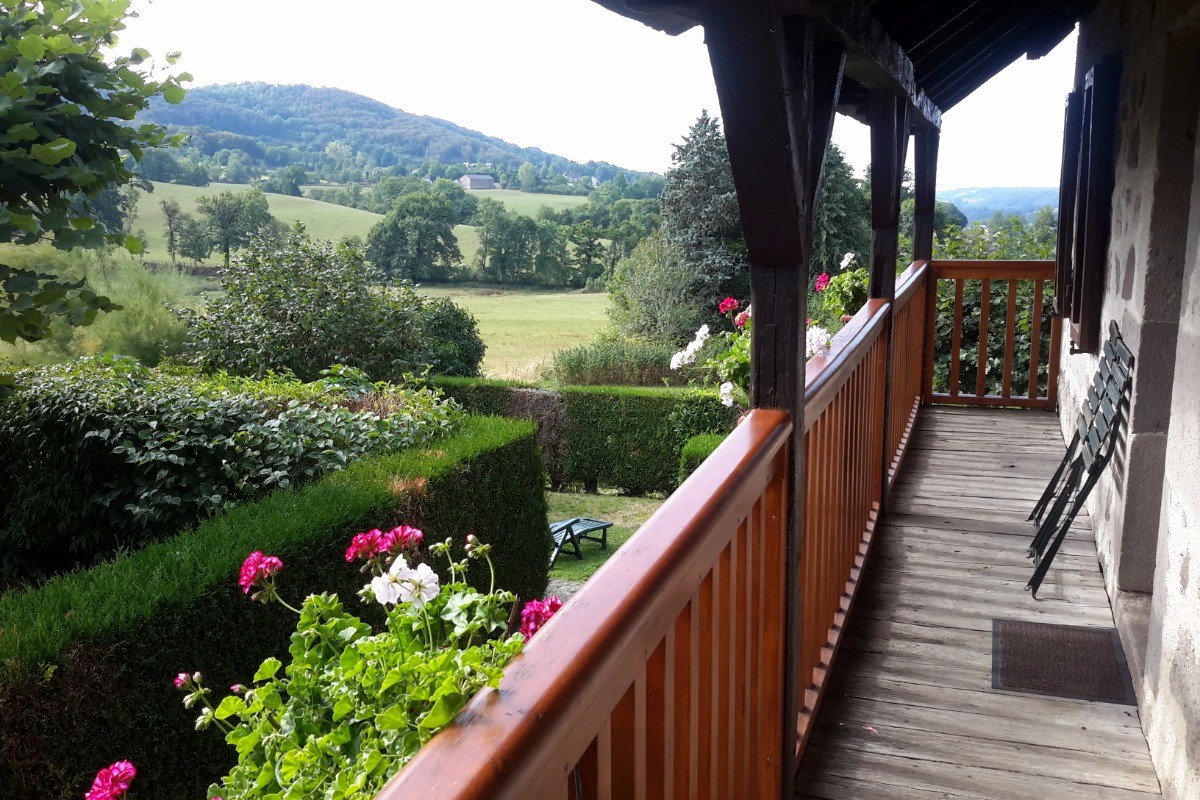 sur le balcon superbe vue panoramique