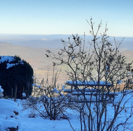 Vue extérieure hivernale