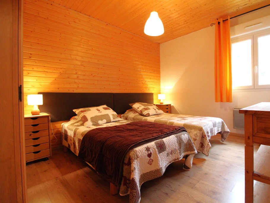 Bedroom 3 - Gîte Le Sapin, close to lakes and walks, sleeps 4-8