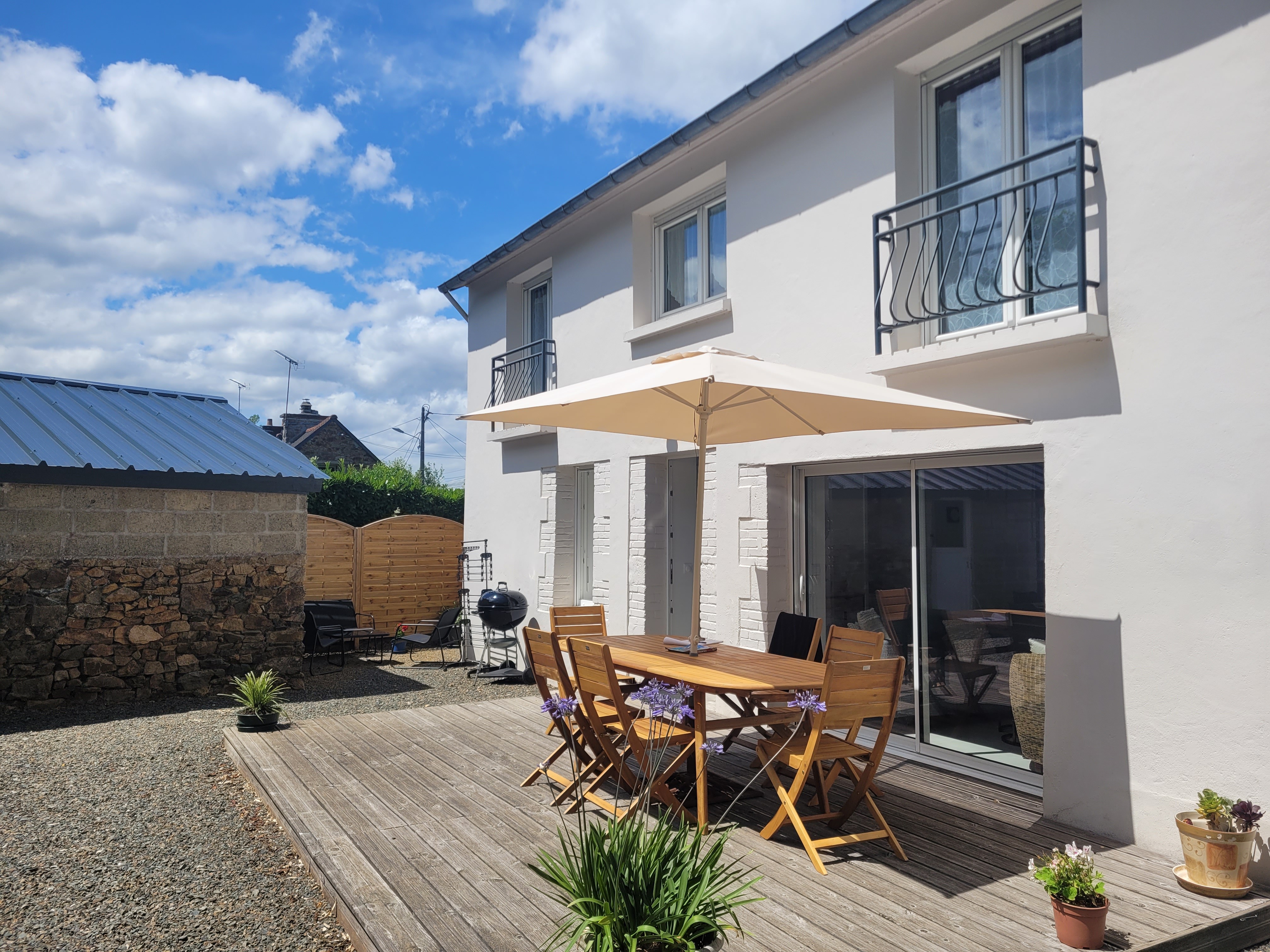 Holiday home, Plouha, exterior view of the house