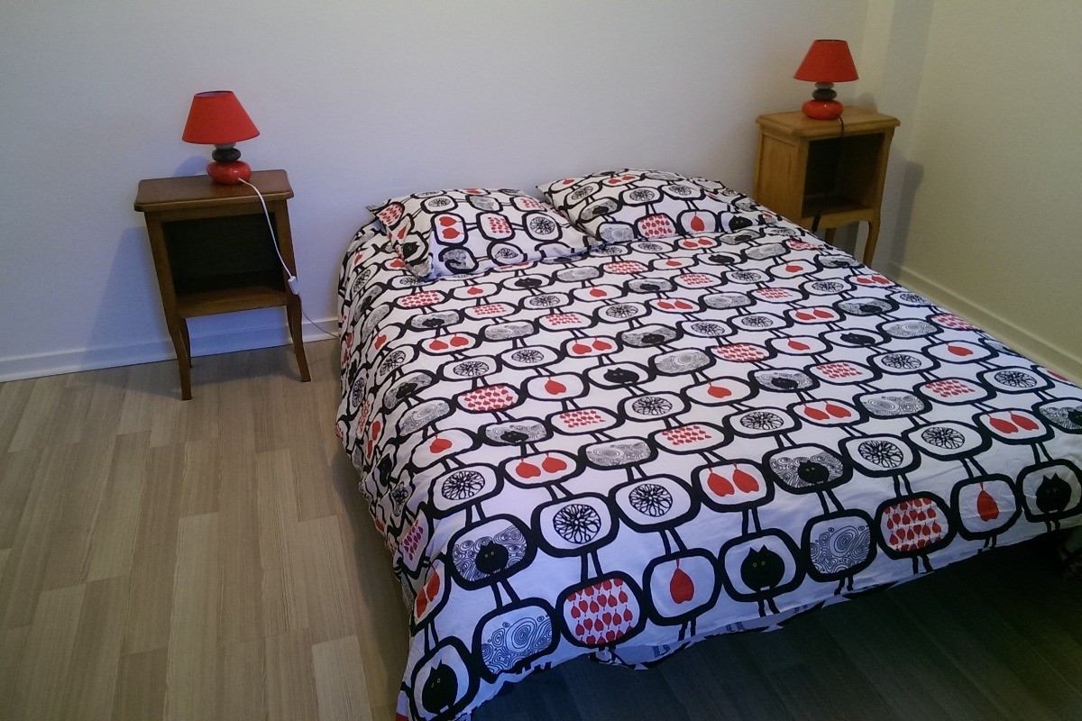 Chambre côté Jardin avec 1 lit Queen Size
