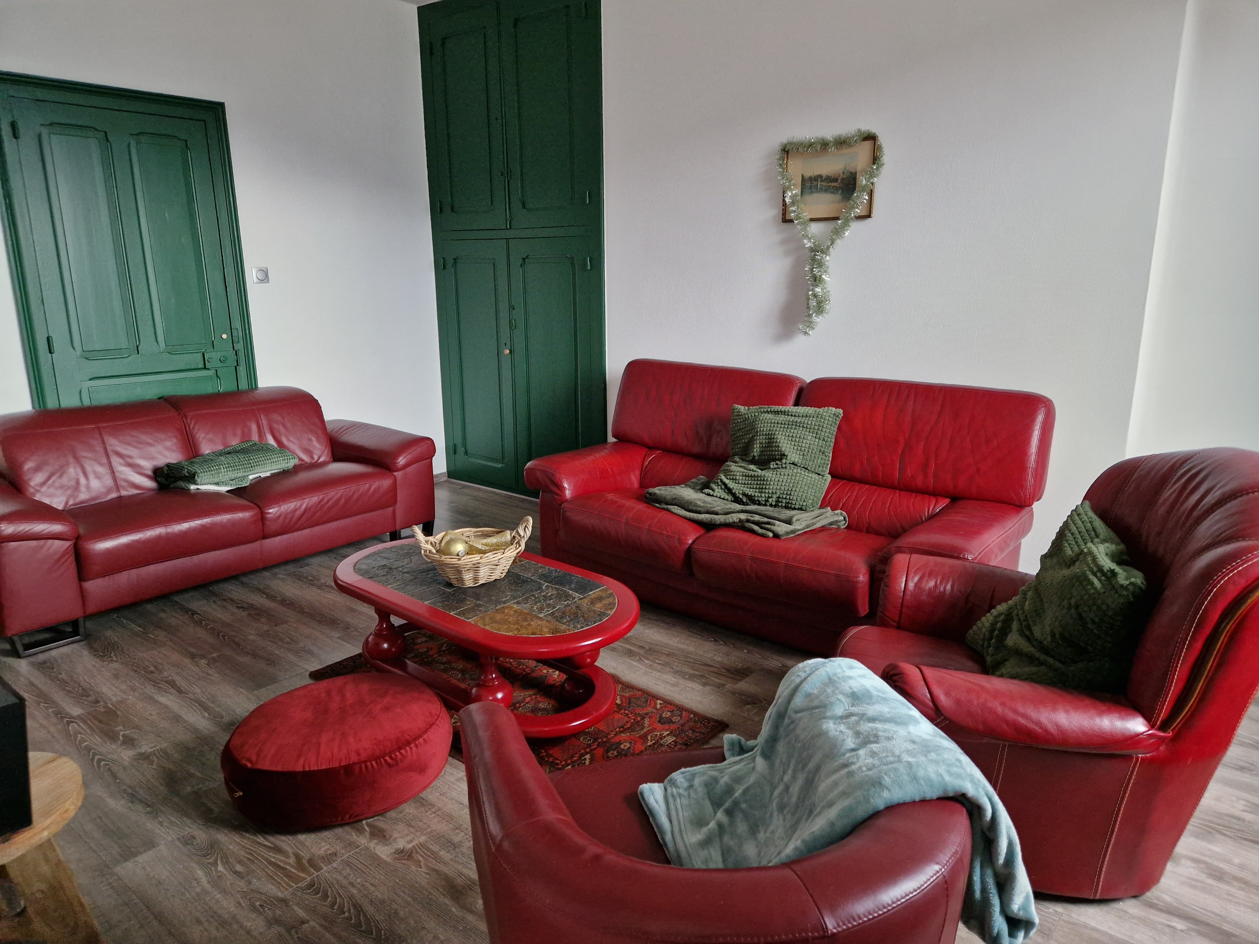 Salon spacieux - Gite vert, domaine de Granit