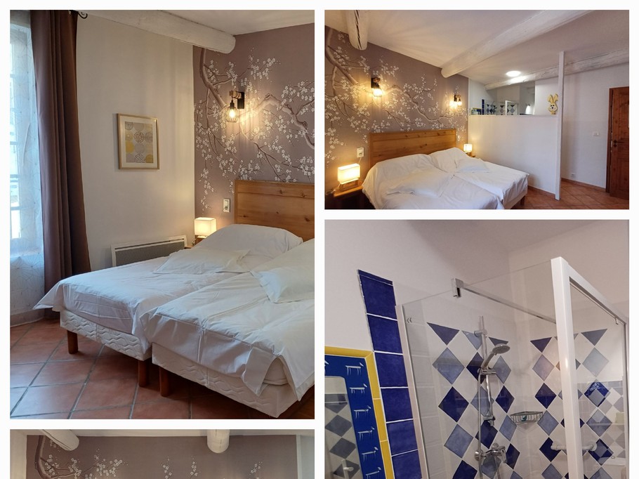 Chambre et salle d'eau