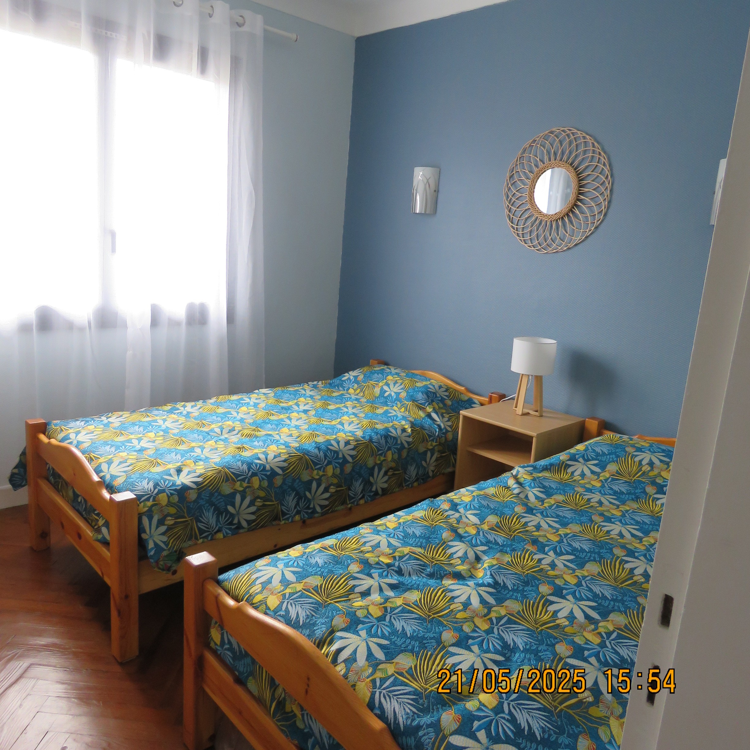 Chambre lits jumeaux