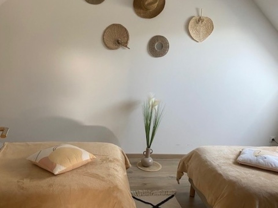 2ème chambre 2 lits simples