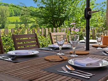 Le Farat - Gîte La Maison de Campagne - Terrasse privée.