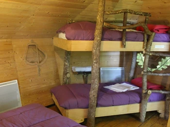Cabane dans les arbres pour 4 personnes, Défi Planet, Dienné, Vienne