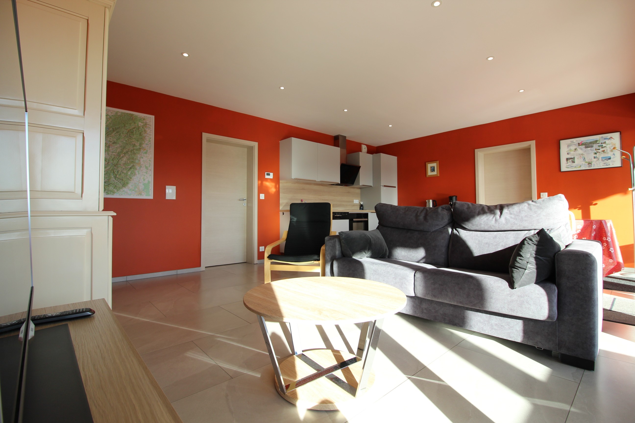 Salon - Gîte Au Camp de Base à La Bresse