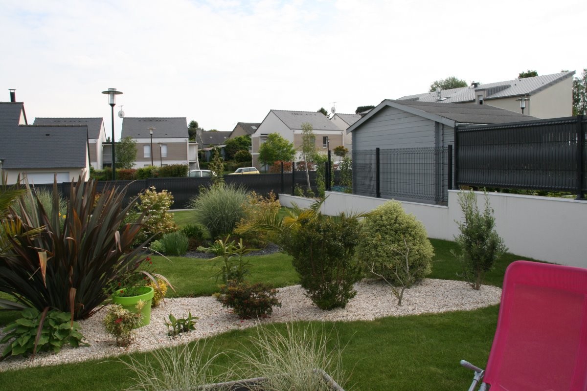 jardin paysagé de 500 m2