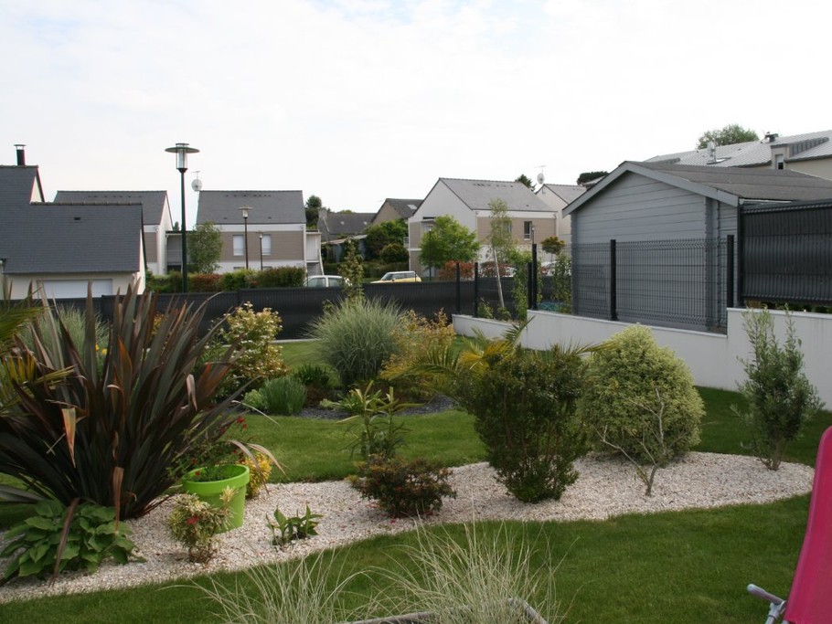 jardin paysagé de 500 m2