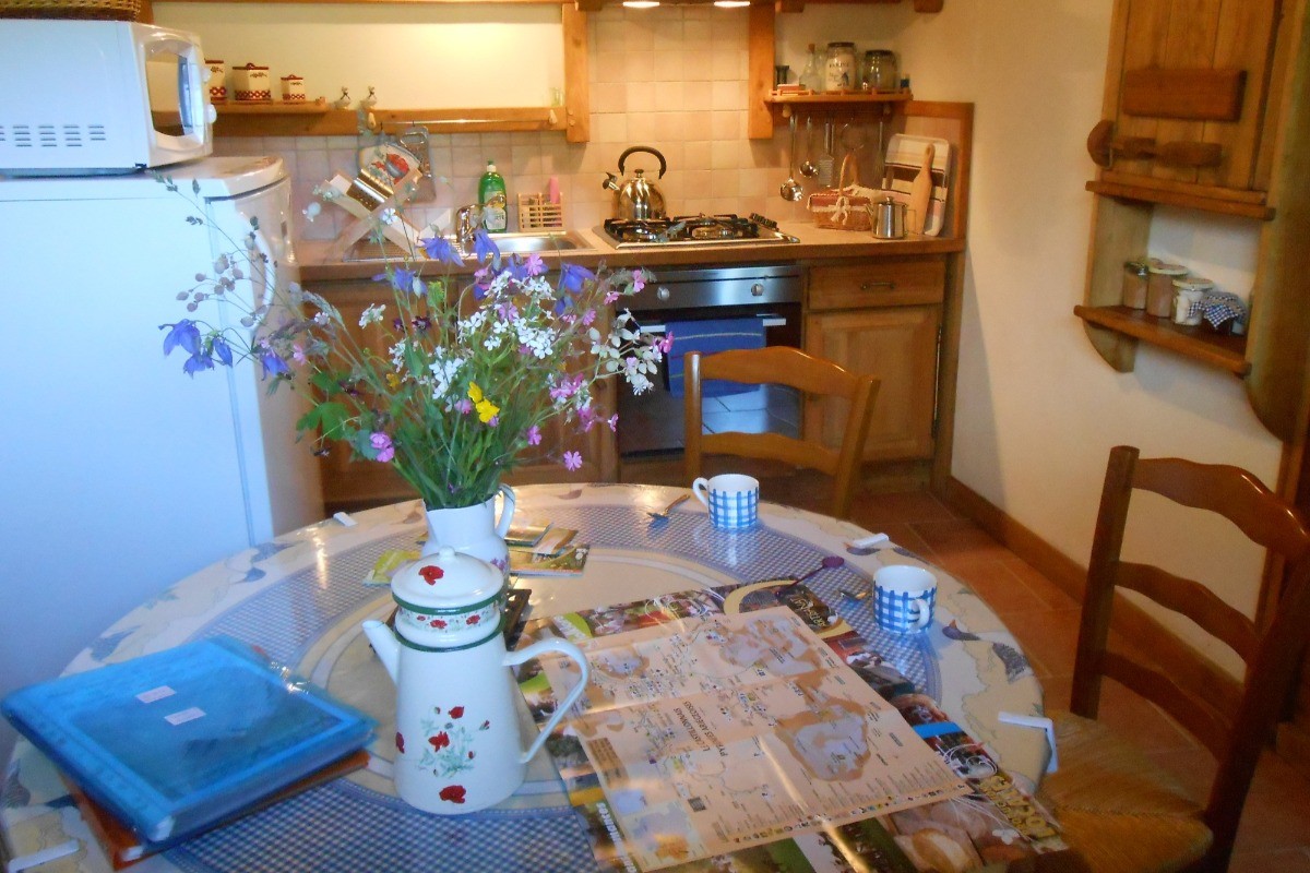 Coin cuisine du gîte