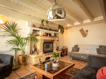 Le Salon et sa cheminée