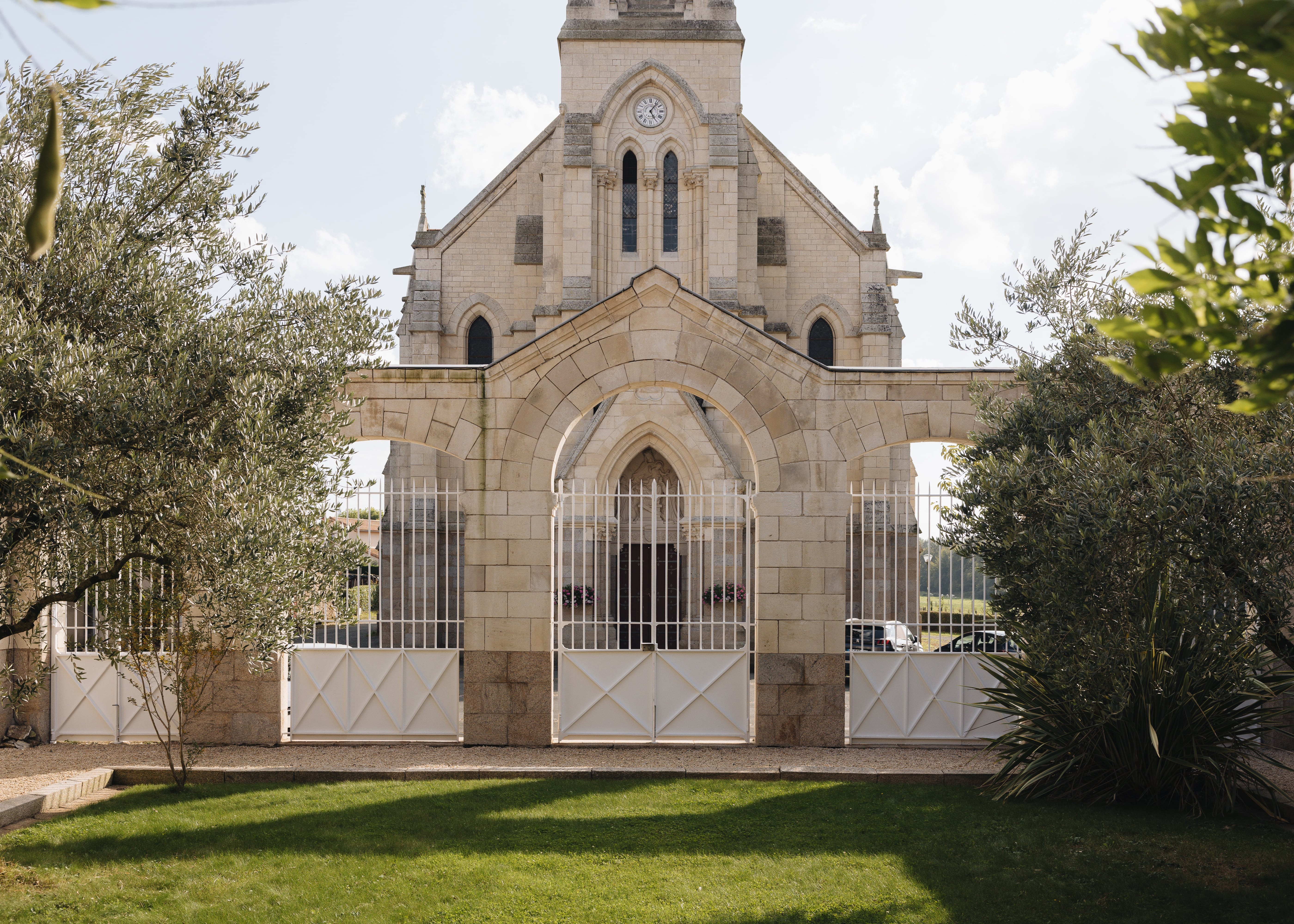 Vue de l'entrée