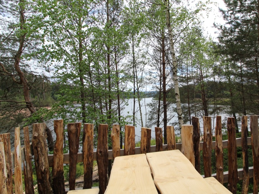 Vue Lac, Bergerie du Lac - Les Cabanes du Lac de Pierre Percée