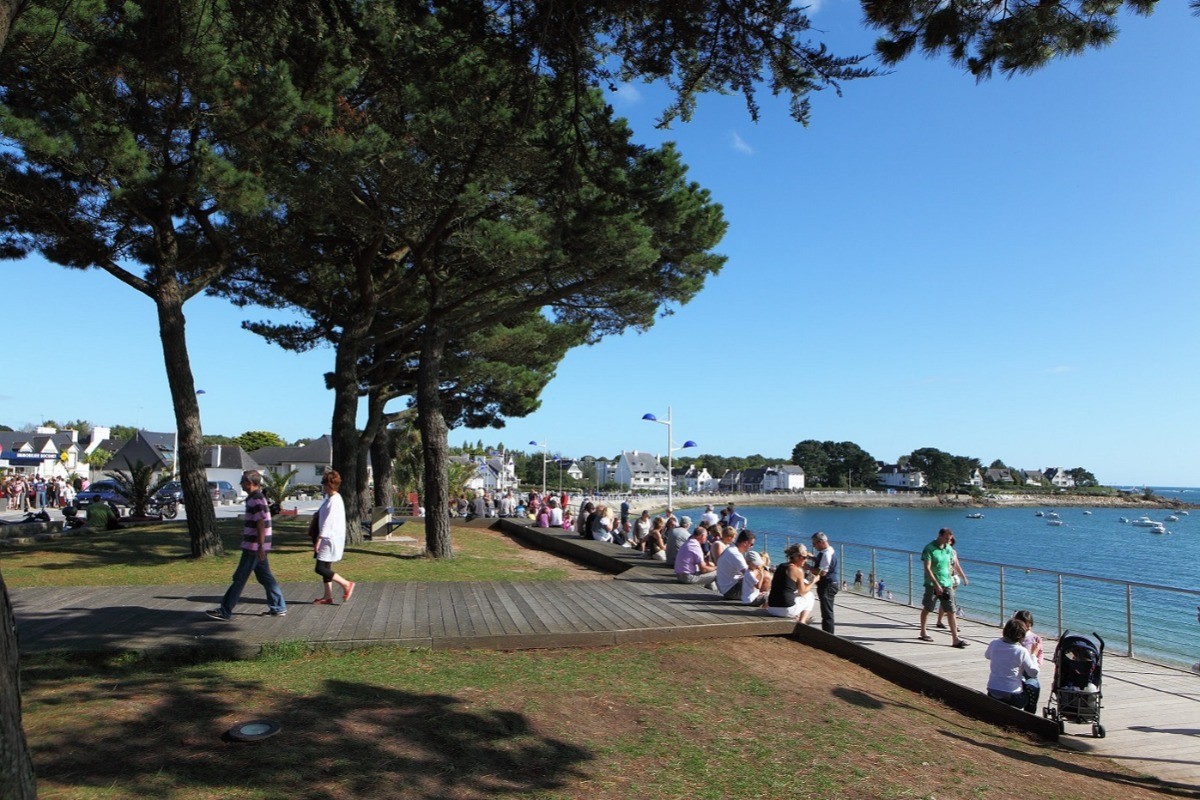 Ballade le long de la plage à Bénodet