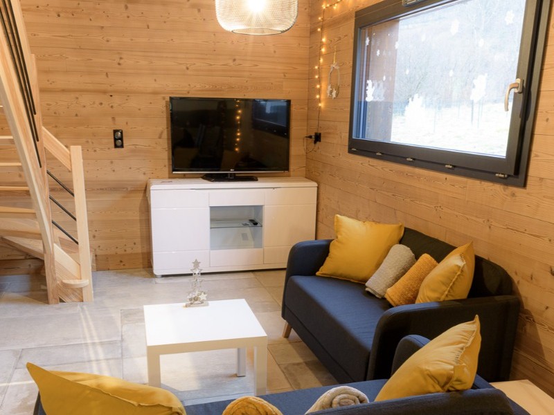 Séjour (RDC) - Chalet "Le Domaine des Mésanges"