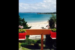 Grande Plage vue de la terrasse sud-est  soleil jusqu'à 17h