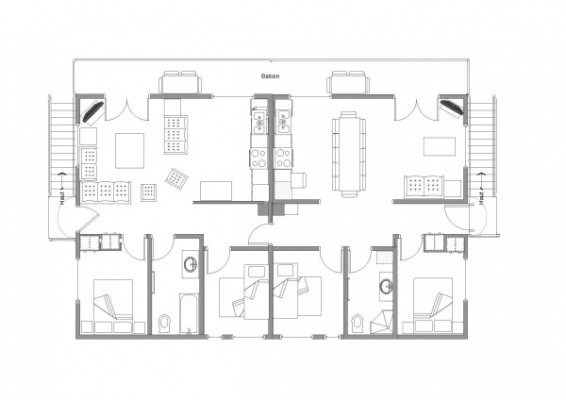 Plan du Gite "Le Menil"