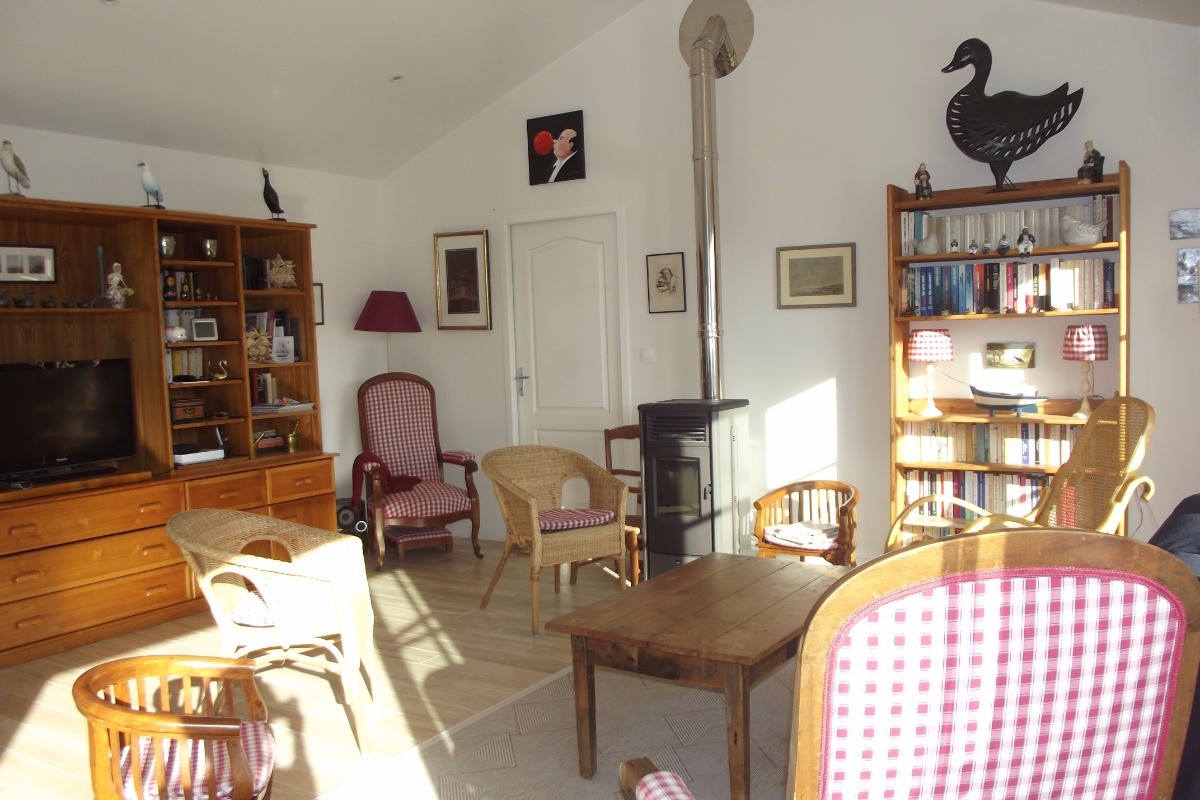 Pièce  de vie : espace salon