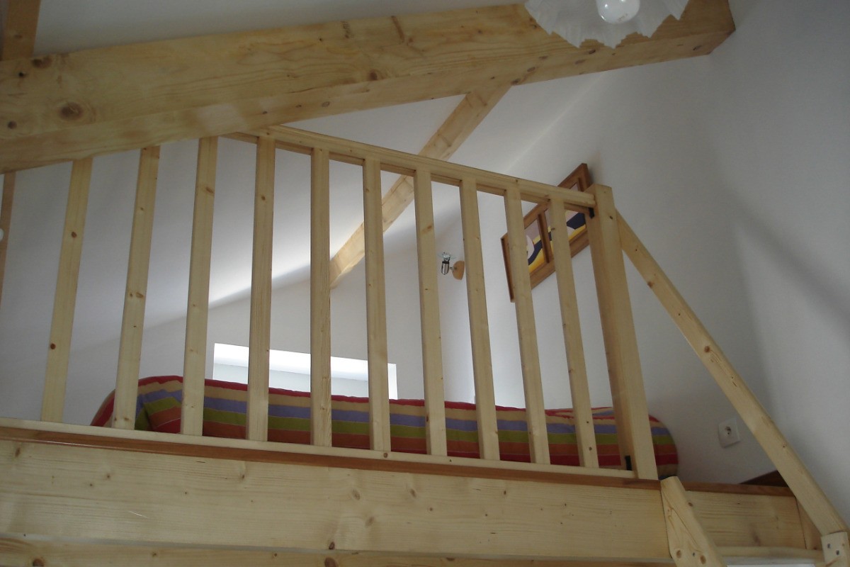 maisonnette pleine de charme - la chambre en mezzanine
