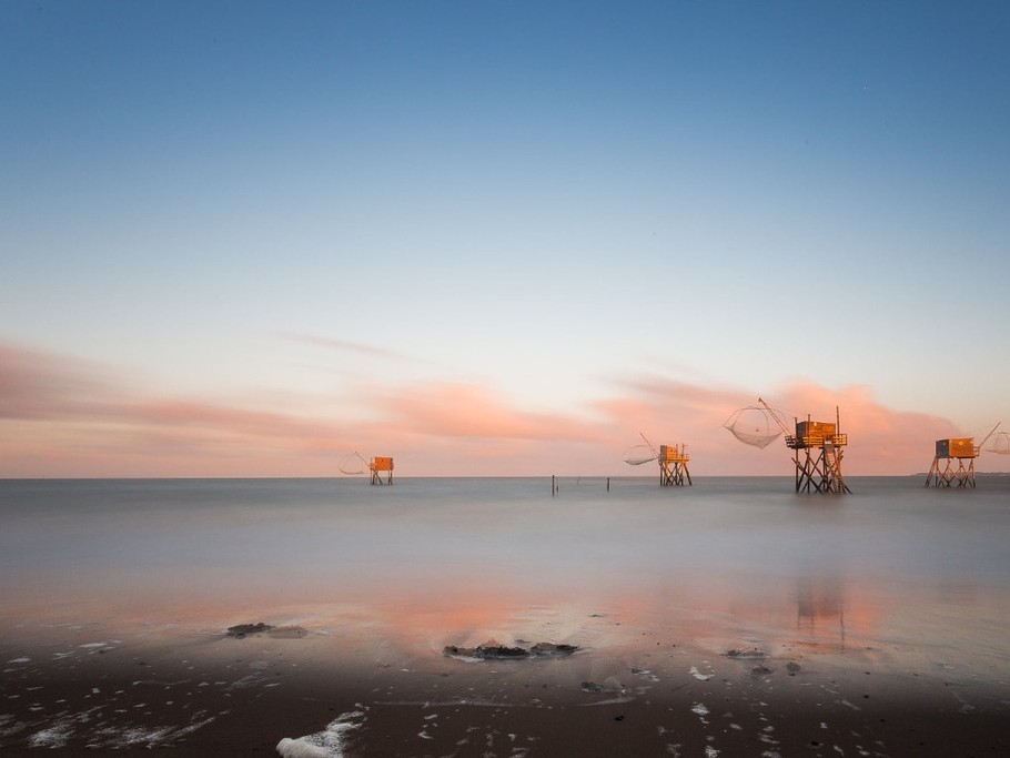 Coucher de soleil pêcheries