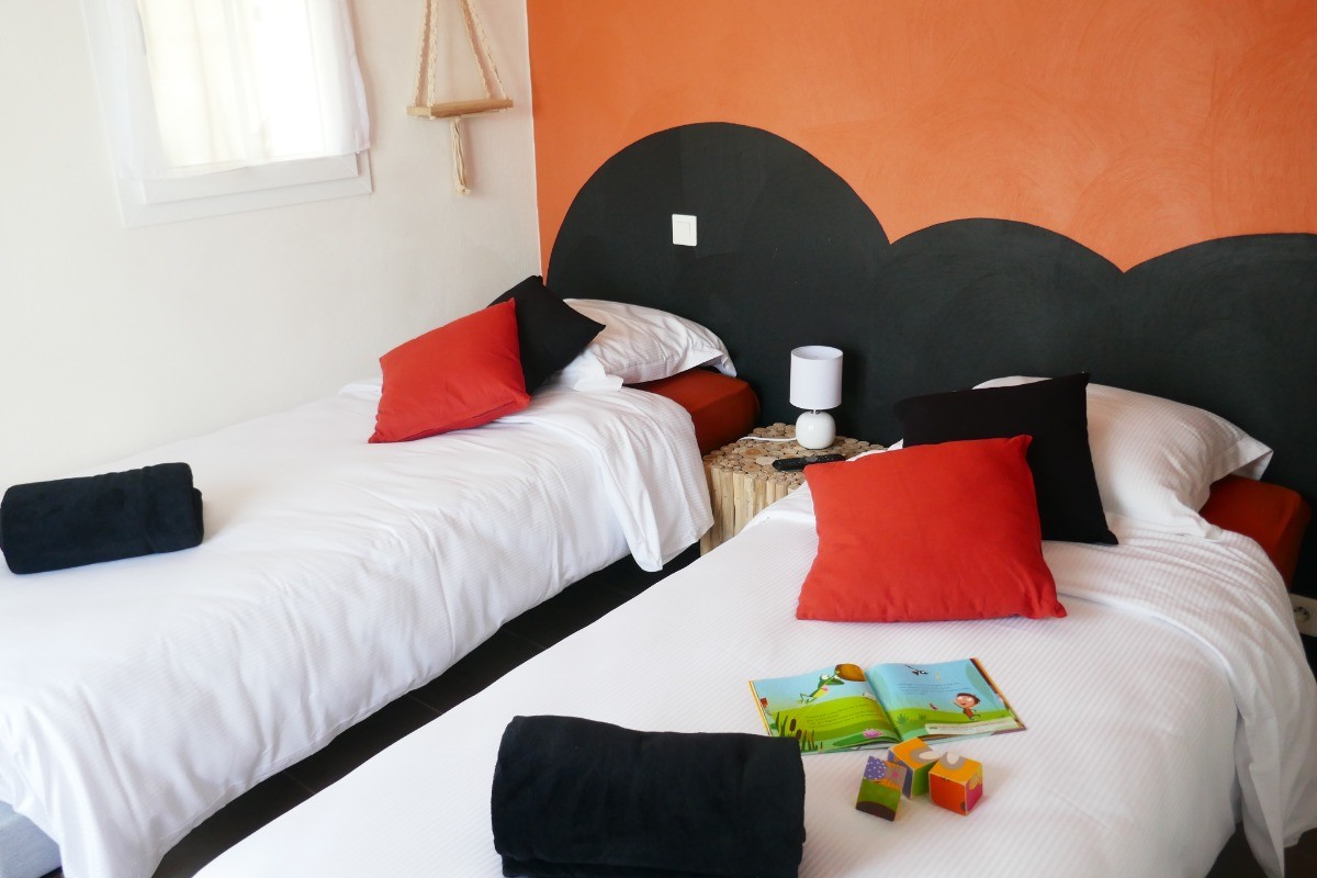 Chambre 2 lits en 80 rapprochables