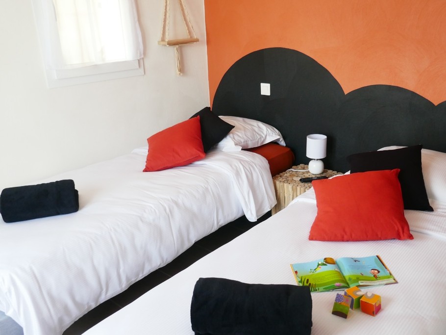 Chambre 2 lits en 80 rapprochables