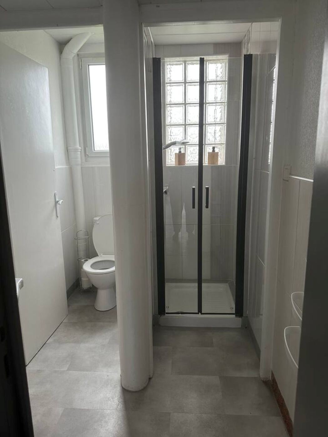 Shower room and wc - Gîte Les Mirabelliers - Morville, Vosges