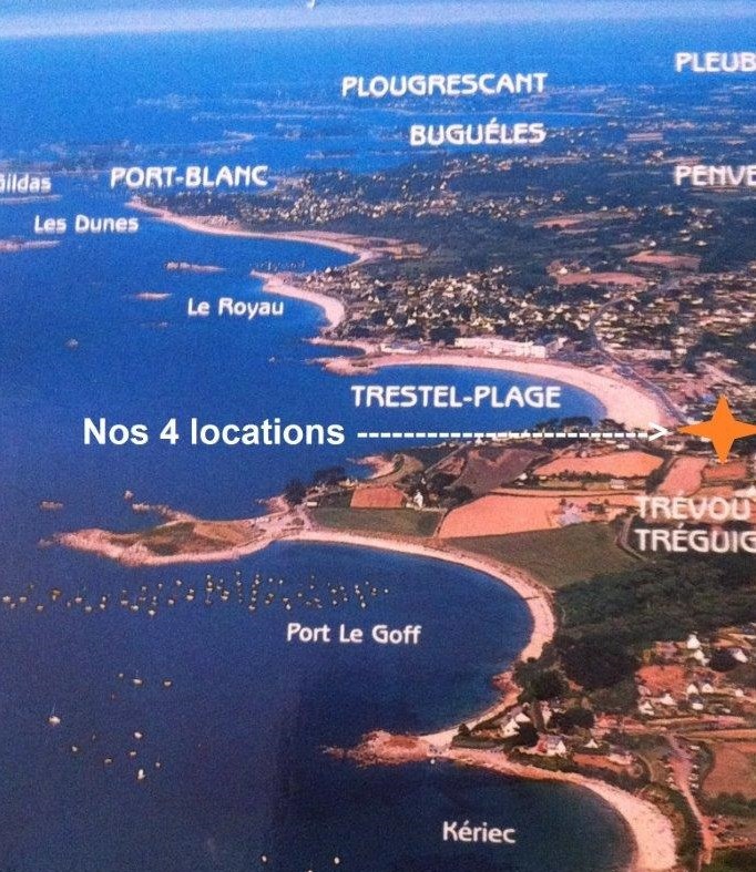 Appartement n°24, Troadec, La situation de l'appartement, sur la côte de granit rose