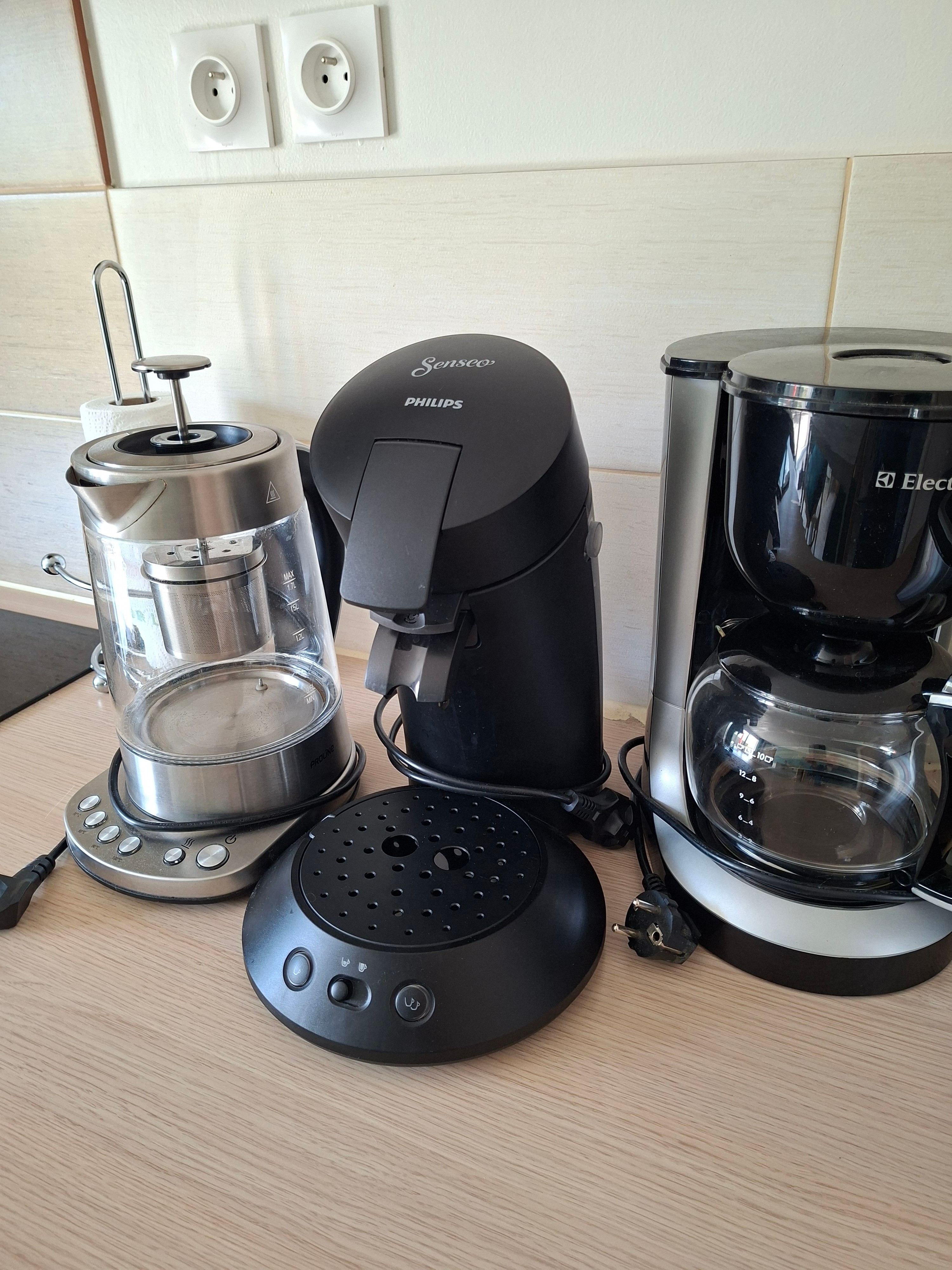 Coffee maker, Senséo, teapot