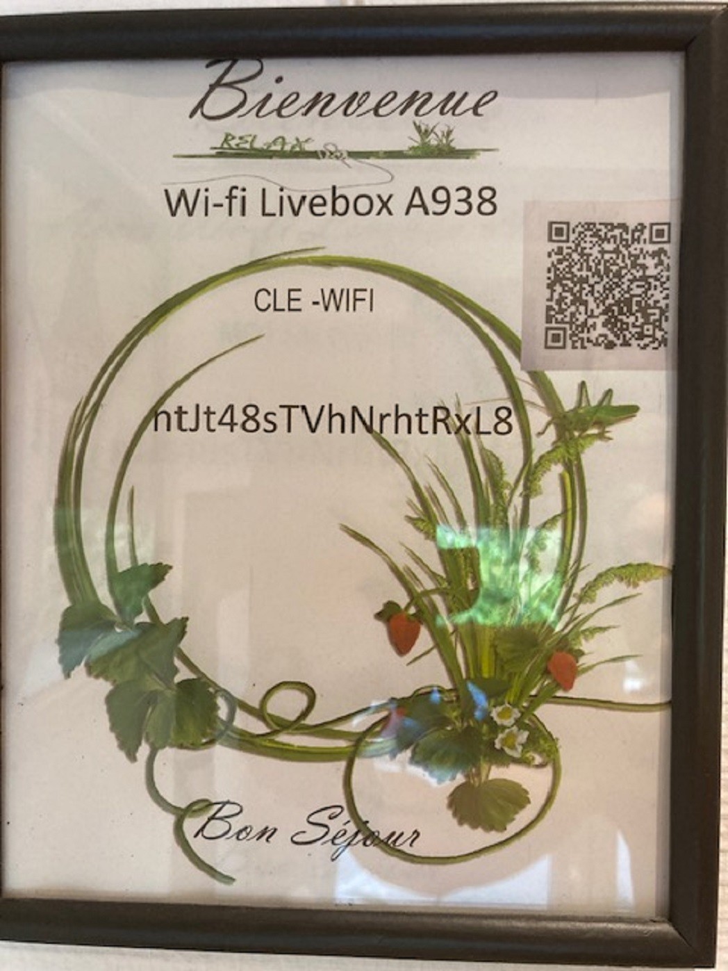 Debit du wifi : 378mb/s