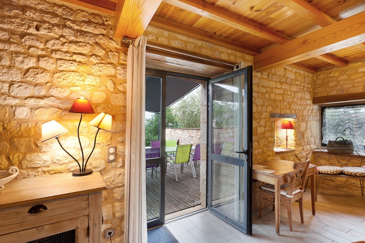 Accès à la terrasse