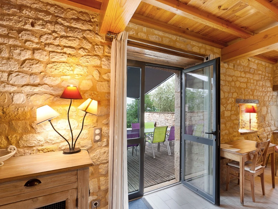 Accès à la terrasse