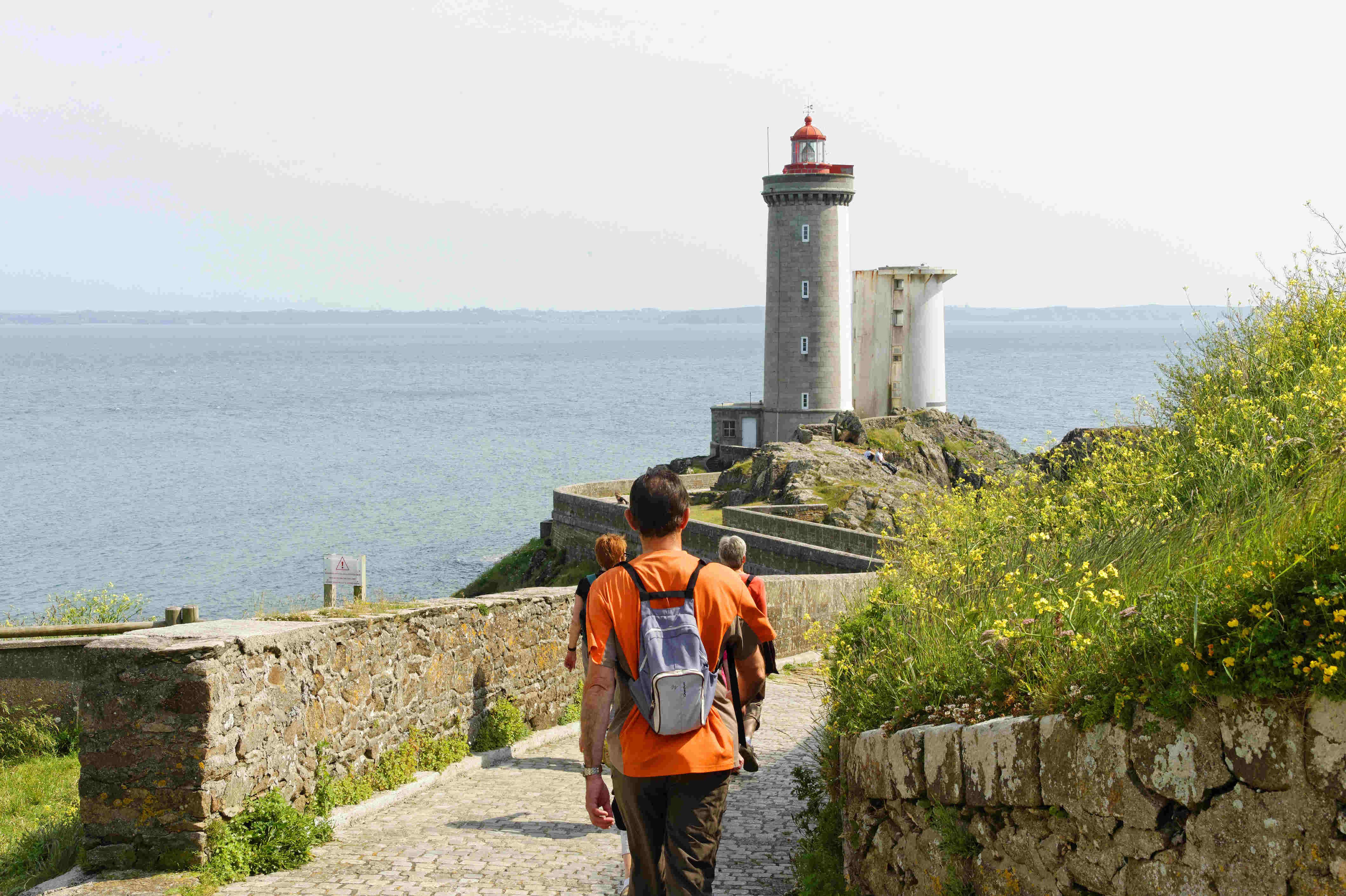 The Petit Minou lighthouse in Brest harbour