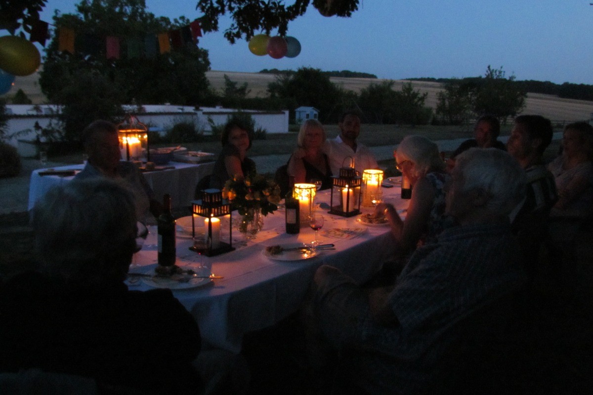 BBQ, Brassero, Ciels sans lumière pollutant, voir les étoiles à nuit