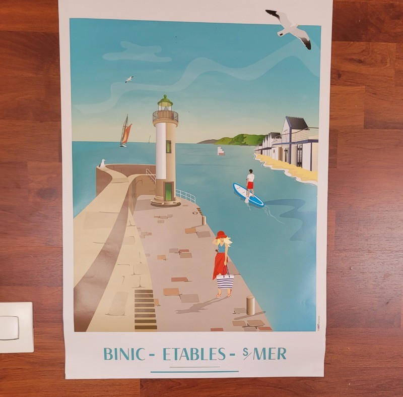 Location de vacances, 2 personnes, LANTIC, Binic, très joli port de plaisance, à 6 kms du gîte