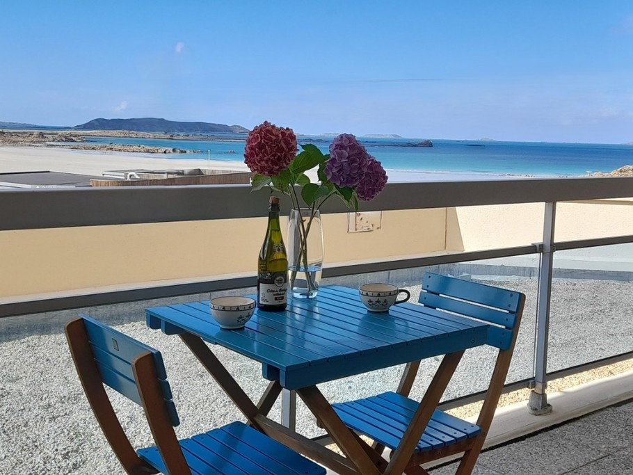 Belle terrasse  exposée S O pour admirer les 🌅,sans aucun vis à vis.