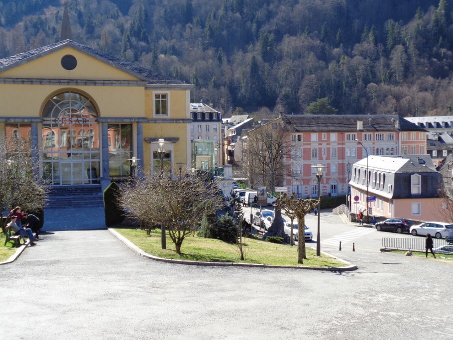 vue de la résidence depuis les Thermes César