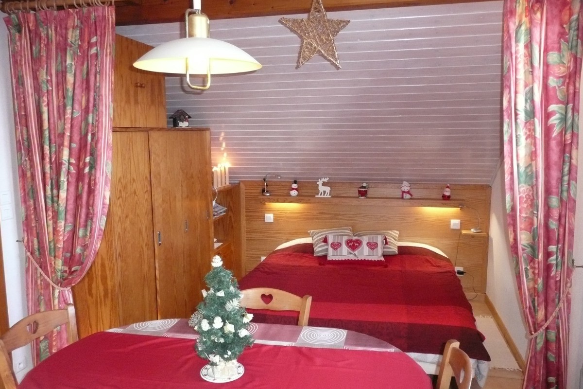 Le gîte avec ses décorations de Noël