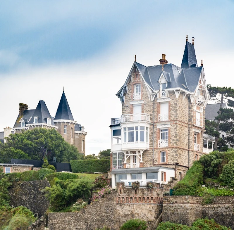 Villas Belle Epoque à Dinard 
Crédits photo : CRTB_RAGOT-Eugenie