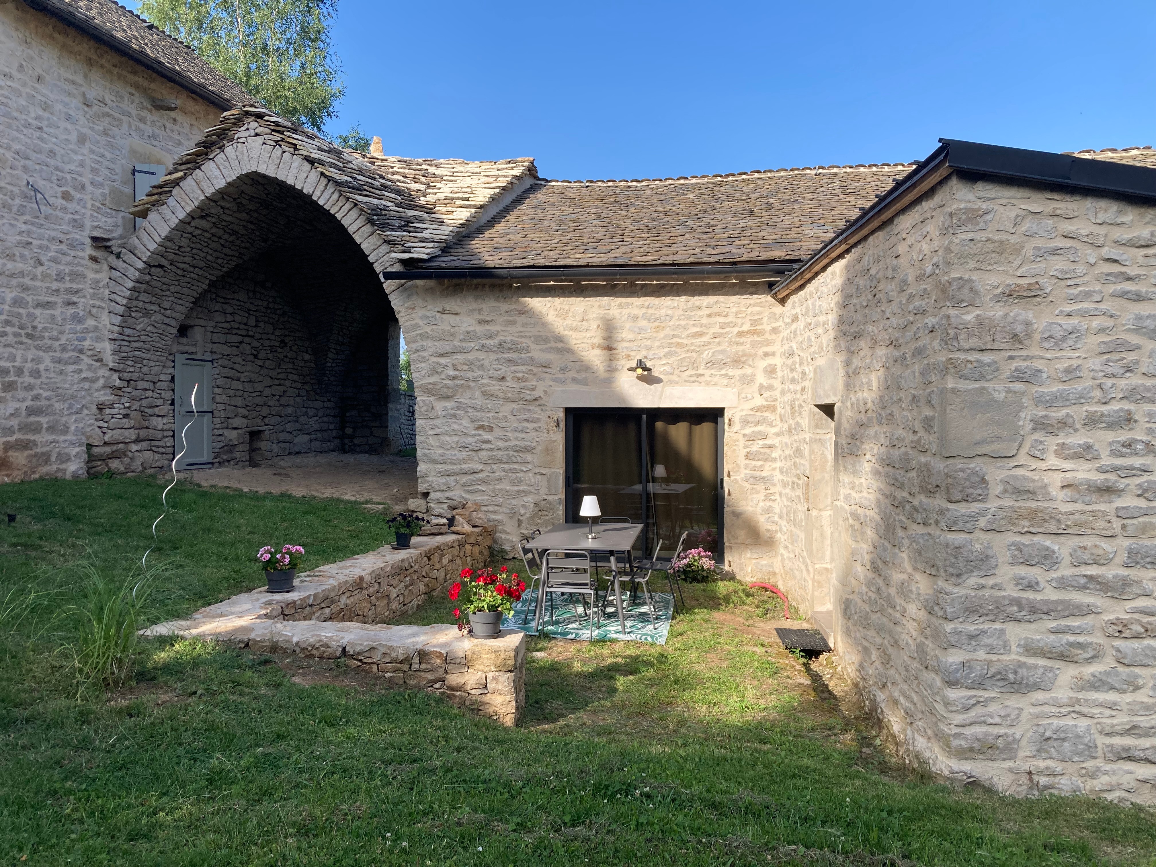 Extérieur du gîte Le jardin de Clémence