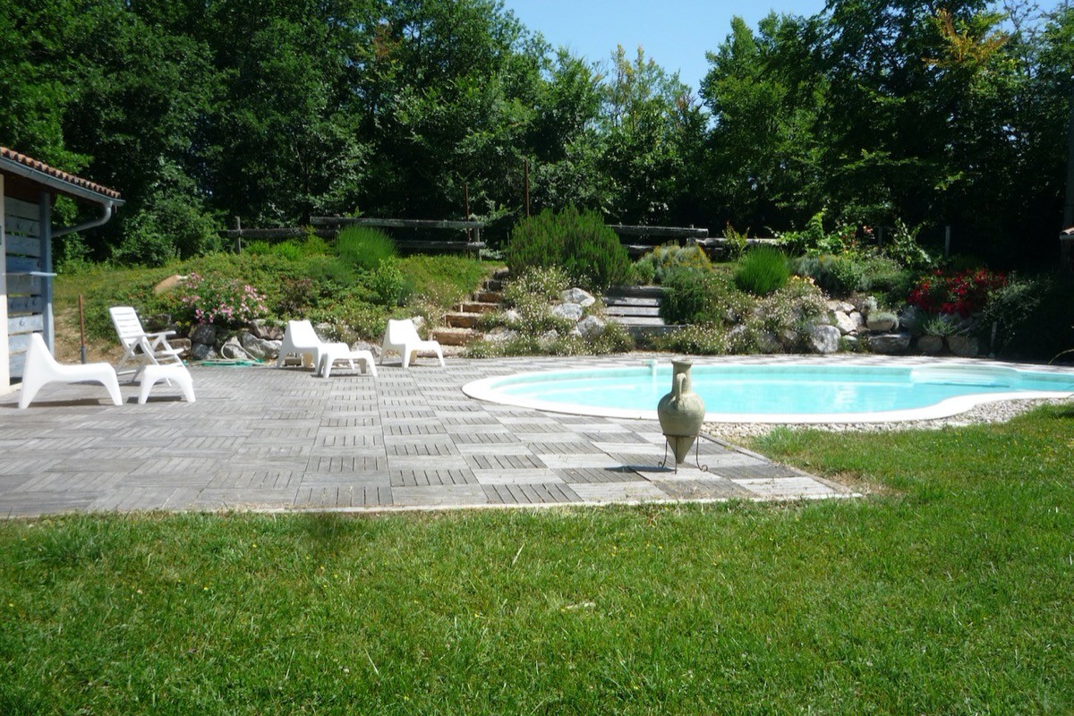 ... et sa piscine