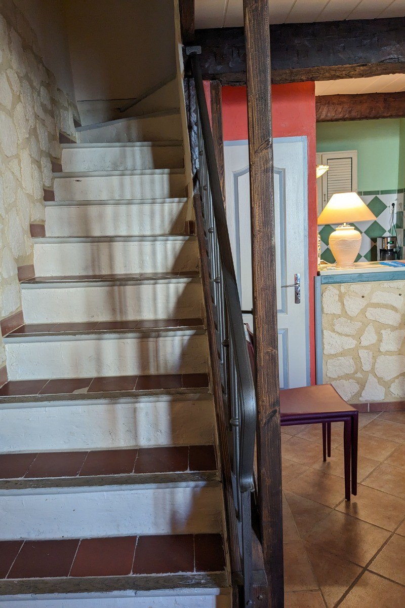Escalier vers deuxième étage