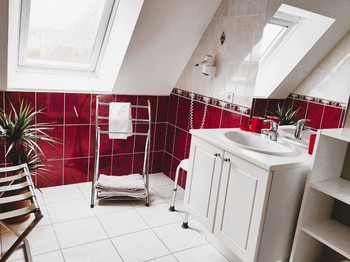salle de douche attenante